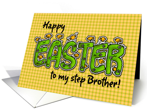 Happy Easter to my step brother card (388390)