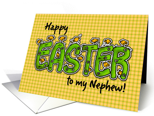 Happy Easter to my nephew card (388400)