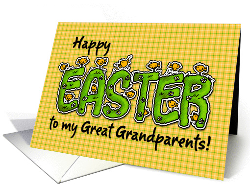 Happy Easter to my great grandparents card (388407)