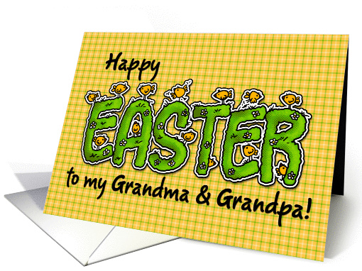 Happy Easter to my grandma & grandpa card (389135)