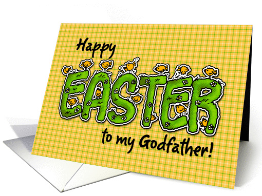 Happy Easter to my godfather card (389283)