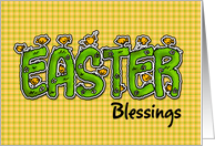 Easter Blessings card