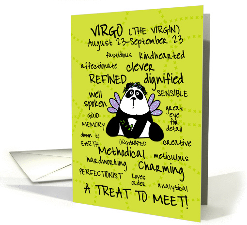 Zodiac Birthday - Virgo card (391475)