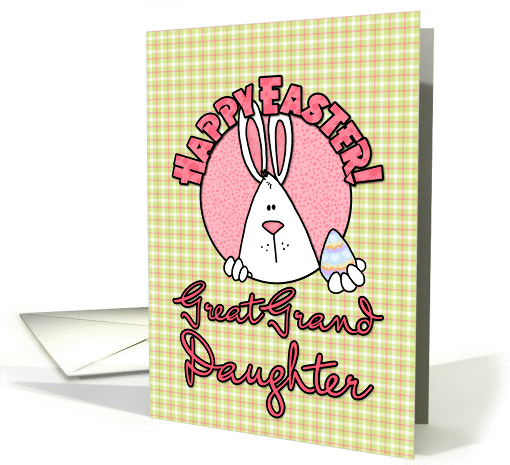 Happy Easter - great granddaughter card (392080)