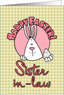 Happy Easter - sister-in-law card
