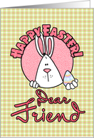 Happy Easter - friend card