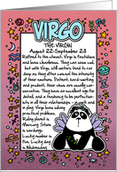 Zodiac Birthday - virgo card