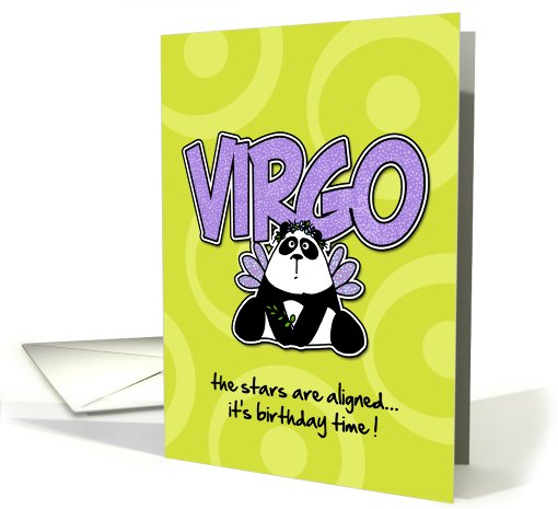 Happy Birthday Virgo card (396924)