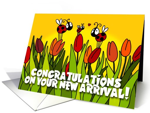 congratulations on your new arrival card (396957)