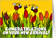 congratulations on your new arrival card