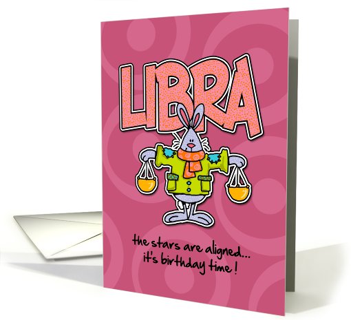 Libra - birthday party invitations card (399066)