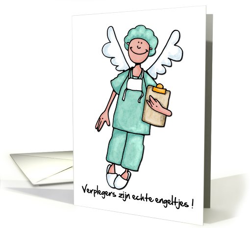 verplegers zijn echte engeltjes card (399230)