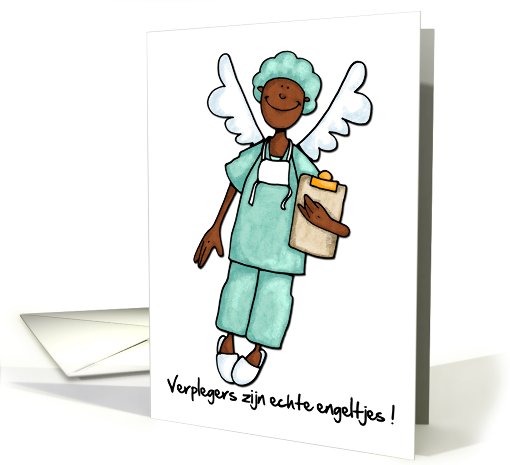 verplegers zijn echte engeltjes card (399233)