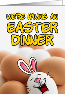 easter dinner party invitation card