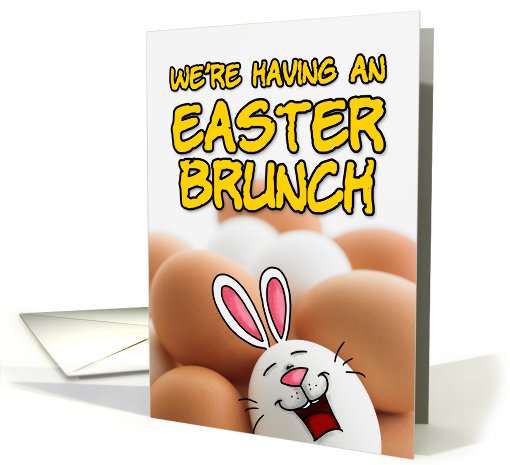 easter brunch party invitation card (400016)