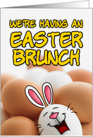 easter brunch party invitation card