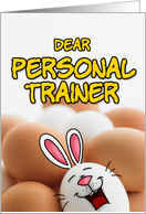 eggcellent easter - personal trainer card