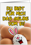 german easter card - gelbe vom ei card