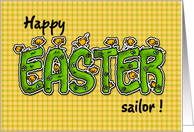 Happy Easter - sailor card