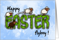 Happy Easter - flyboy card