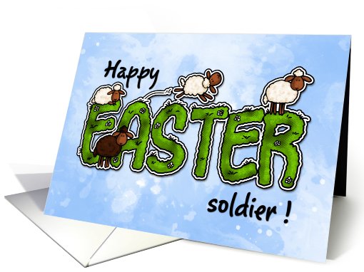 Happy Easter - soldier card (400157)
