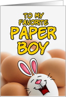 eggcellent easter - paper boy card