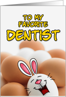 eggcellent easter - dentist card