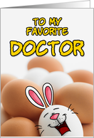 eggcellent easter - doctor card