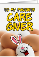 eggcellent easter - caregiver card