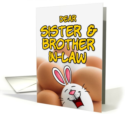 eggcellent easter - sister & brother-in-law card (401569)