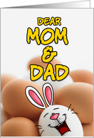 eggcellent easter - mom & dad card