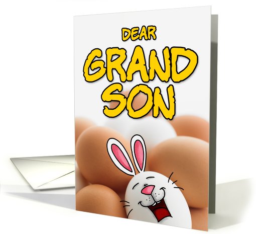eggcellent easter - grandson card (401583)