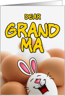 eggcellent easter - grandma card