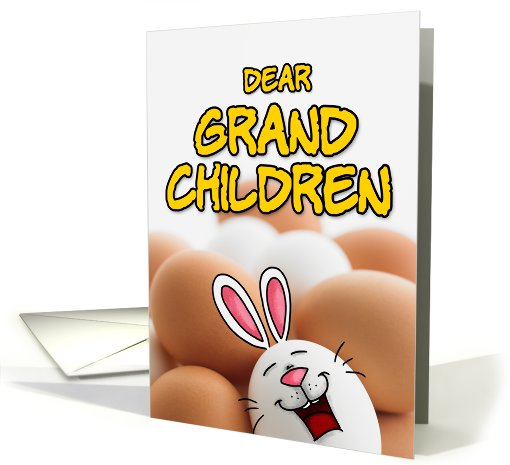 eggcellent easter - grandchildren card (401589)
