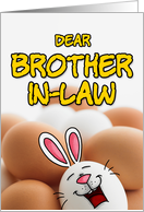 eggcellent easter - brother-in-law card