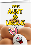 eggcellent easter - aunt & uncle card