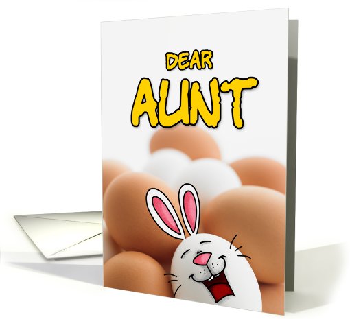 eggcellent easter - aunt card (401625)