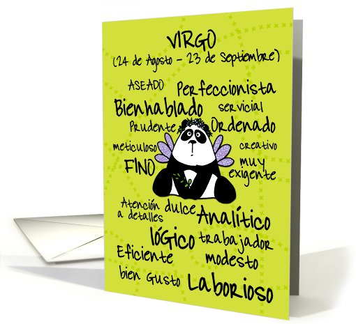 Zodiaco - Virgo card (402870)