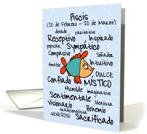 Zodiaco - Piscis card (402891)