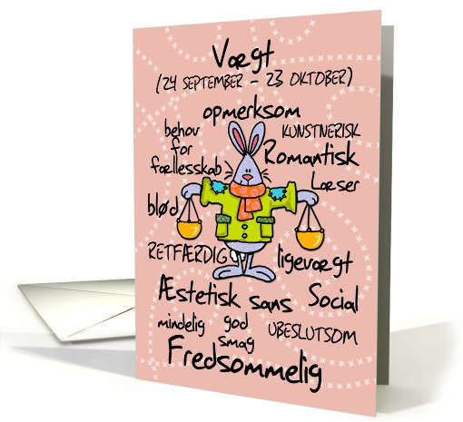 Stjernetegn - Vgt card (404357)