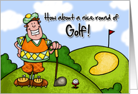 How about a nice round of golf card