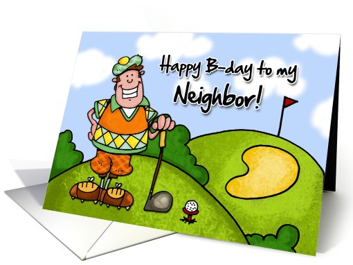 Happy B-day - neighbor card (407251)