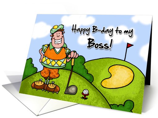 Happy B-day - boss card (407315)