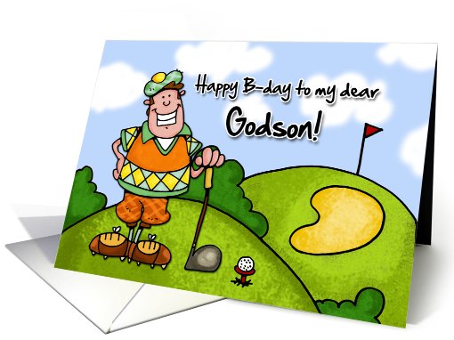Happy B-day - godson card (407340)