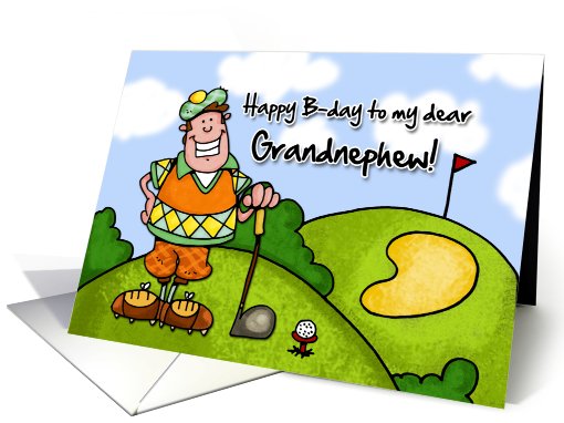Happy B-day - grandnephew card (407345)