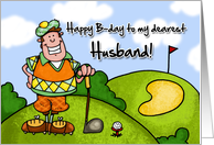 Happy B-day - husband card