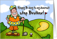 Happy B-day - step brother card