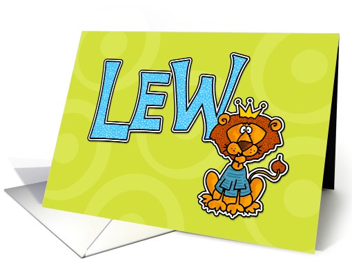 polish zodiac card - Leo (Lew) card (407992)