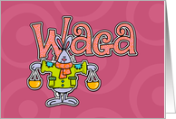 polish zodiac card - Libra (Waga) card