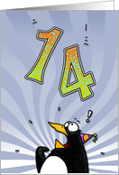 LOOK OUT! Here comes another birthday! - 14 years old card